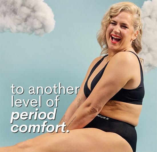 Vícevelikostní menstruační kalhotky WUKA