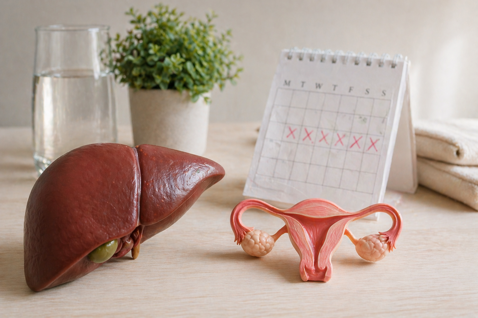 Propojení metabolismu jater a menstruačního cyklu: proč může vznikat estrogenová dominance