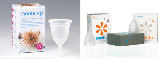 Menstruační kalíšek Mooncup versus Lunette